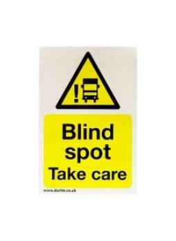 Blind Spot Safety Sign - Portrait