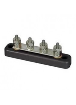 4-Stud Tin-Plated Copper Bus Bar with 4 x 3/16” UNF Studs - 100A