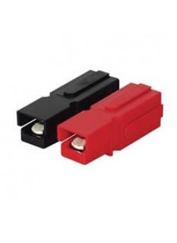 Black High Current 1-Way 75A Connector - can be ganged together