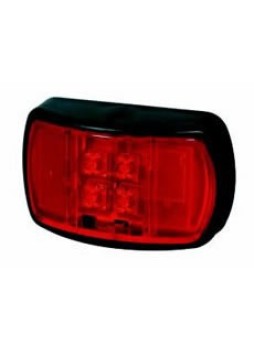 Red LED Rear Marker Lamp with Superseal Plug - 12/24V