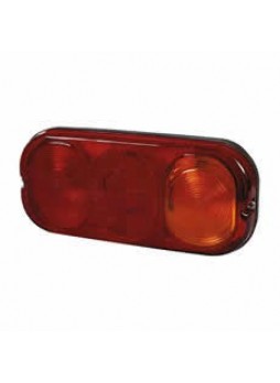 4 Function Rear Combination Lamp - Stop/Tail/Direction Indicator/Reflector - IP67 with Connector