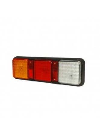 5 Function LED Rear Combination Lamp - Stop/Tail/Direction Indicator/Reverse/Reflector - 12/24V