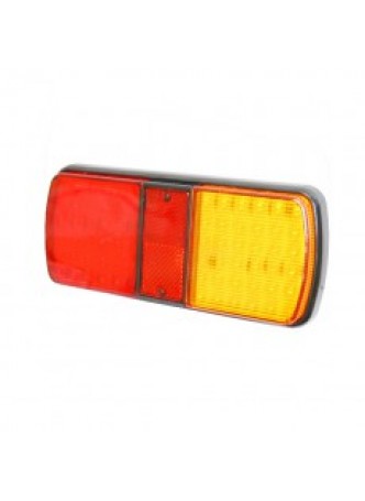 4 Function LED Rear Combination Lamp - Stop/Tail/Direction Indicator/Relfex Reflector - 12/24V