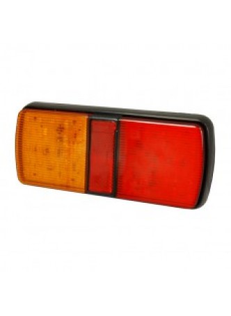 4 Function LED Rear Combination Lamp - Stop/Tail/Direction Indicator/Reflex Reflector - 12/24V