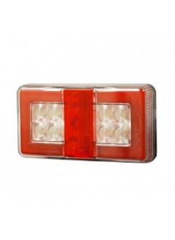 4 Function LED Commercial Rear Combination Lamp - Stop/Tail/DI/Ref - 12/24V