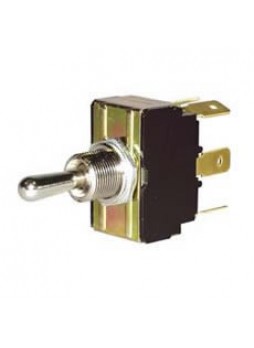3 Way Momentary On/Off/Momentary On Double-Pole Switch with Metal Lever - 10A at 28V