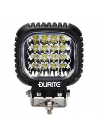 16 x 3W CREE LED Spot Lamp - Black, 10-30V 3800lm, IP67