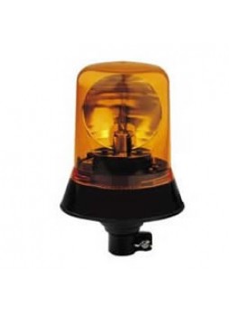 Amber Rotating Beacon with DIN Spigot Fixing - 12/24V