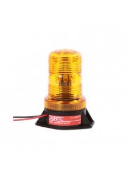 Amber Mini LED Beacon with 2 Bolt Fixing - 12-110V