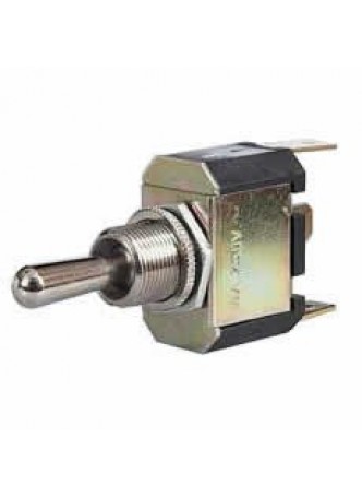 3 Way Momentary On/Off/Momentary Toggle Switch with Metal Lever - 10A at 28V