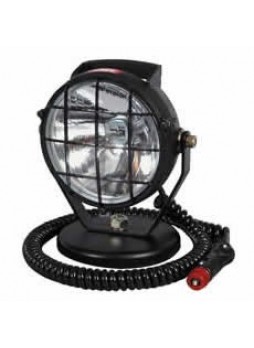 Black Plastic Spot Lamp with Magnetic Base and Cable