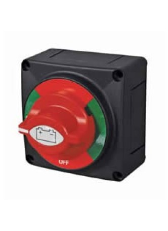 Rotary Marine Battery Isolator with Fixed Control Knob in Off Position - 300A 48V