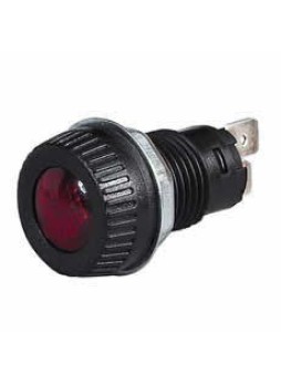 Amber Pre-Heat Warning Light for 17mm diameter hole - Requires 9mm BA9s Bulb Maximum 2W
