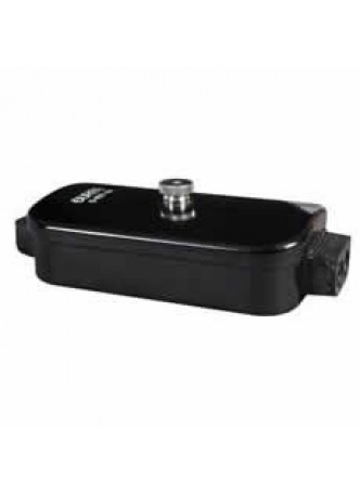 Black 8-Way Phenolic Junction Box with Waterproof Glands and Gasket