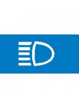 Blue Headlamp Main Beam Rocker Switch Lens - top half